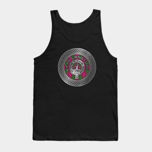 Clan Crawford Crest & Tartan Knot Tank Top